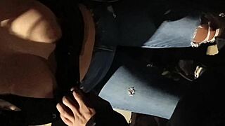 sexo arriesgado en público