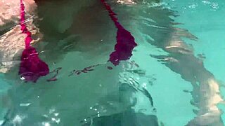 artemisia love shows perfect big tits in micro bikini underwater