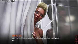the synthetic milf in bathroom gym public