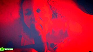 lucky gurl kween bunny b red light special pov blowjob
