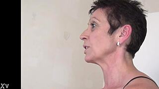 Pretty milf gets gangbanged by neighbors