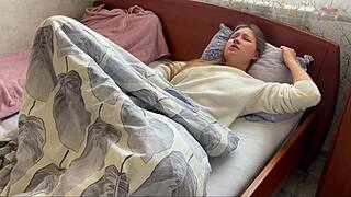 young mom masturbates and cums on camera
