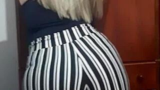 big butt milf fucks neighbor as husband leaves