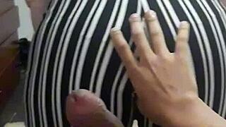 big butt milf fucks neighbor as husband leaves