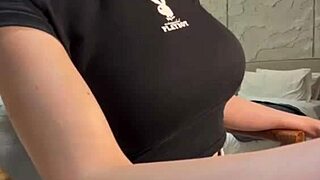 Stepmom Shows Her Nipples In The Bathroom