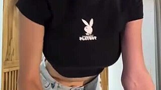 Stepmom Shows Her Nipples In The Bathroom