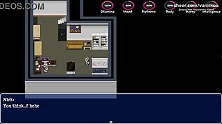 Lily of the Valley Milf Istri Montok Hisap di Glory Hole Toilet Umum