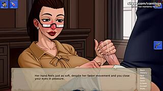 Horká milf nevlastní máma uvolňuje nevlastního syna mokrou ruční prací v práci. Vytryskne jí na obličej!