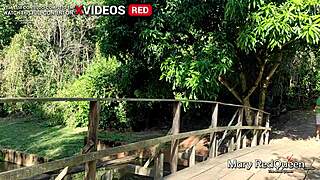 O negro BBC me meteu a vara no parque ecológico com prazer intenso