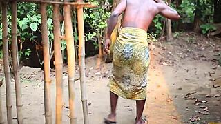 Naked Escape as Husband Returns During Doggystyle