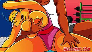 wow, loving this big butt milf in the simpsons simp toon hentai