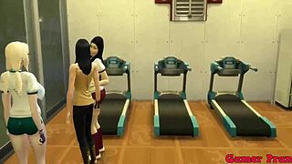 Naruto Hentai Orgy Keluarga Isi Hinata dengan Air Mani