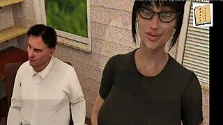 Wvm 80 Katie elsker at tease med store patter i 3D anime stil