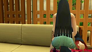 ヘイ、ナルトヘンタイで飛段がヒナタに話しかけ、彼女がオーラルを懇願、彼らはバンギングして彼は中出ししたい！