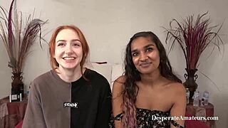 Kétségbeesett amatőrök vad castingban. Forró MILF öklözés és interracionális móka!