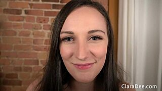 Clara Dee gives the best close-up facial JOI ever!