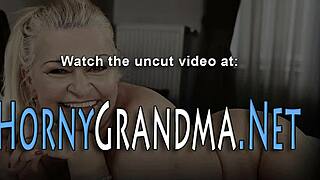 Hairy granny gets drenched in cum after wild session