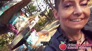 Wow, furcsa német nagymama Rubina vesz egy hatalmas farkat kint a dates66.com-on!