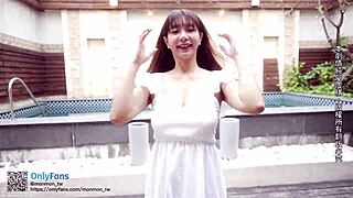 性感亚洲业余在曼谷自制旅行视频露大奶