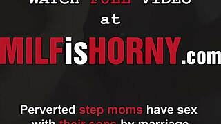 Enteado nerd marca com madrasta negra gostosa Mystique em ação POV quente