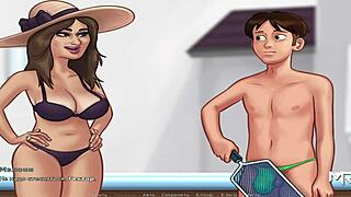 69 sin censura en el trabajo en Summertime Saga - ¡Qué gran herramienta de trabajo! E3