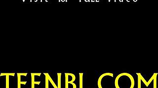 巨大チンポをすすってしゃぶる、汚い熟女POVアクション