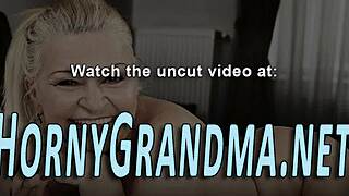 Vieille mamie se fait remplir la bouche de sperme