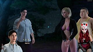 Παίζοντας παιχνίδι πορνό Apocalust 3 και τρίβοντας την κλειτορίδα μου