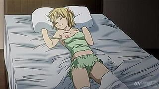 継母が娘に触られて興奮する