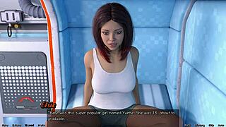 Caramba! Planejando um Trio Quente com Vizinha Bissexual no Jogo Espacial!