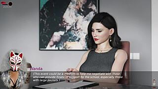 Мисс Denver Эп 20: MILF трясет порванные чулки жестко