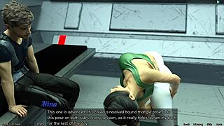 Ztraceni ve vesmíru 40 - milf s velkýma prsama ovládá horkou jógu