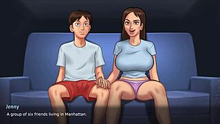 Летняя Сага - сестричка жаждет жесткой скачки после свидания