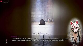 セクシー熟女を風呂で覗き、巨乳が露わなヘンタイアニメ