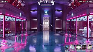 В атмосферном геймплее проекта персонаж делает футджоб монструозному члену на пляже, приводя к сквирту и кончине