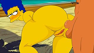 Parodia Hentai Follando con Marge, Wendy y Lois en Animación Salvaje