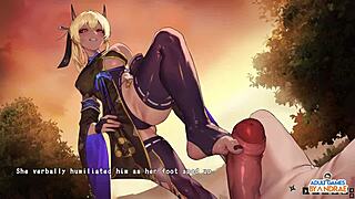 Эп12 секс сцены - битва между Манари против демона ярости - полудемон шиноби