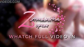 Masturbasi spektakuler di kamar sama tetek natural gede