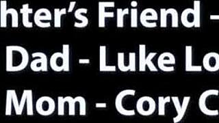 Prietena fiicei vitrege Lucy Foxx tânjește după anal de Crăciun