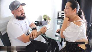 My horny neighbor fulfilled her wild creampie fantasy with me