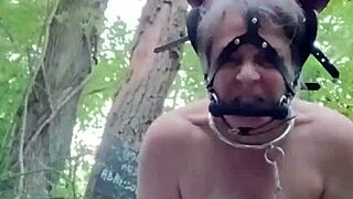 2024 09 04 Esclave F La Ponygirl domineras i skogen