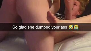 Isteri MILF Selisih Dibred dan Creampie dalam Kompilasi Snapchat