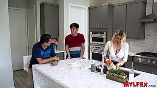 Hé, kan stiefmoeder stiekem neuken naast stiefvader?