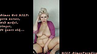 Krásná ruská MILF Aimeeparadise masturbuje na požádání.