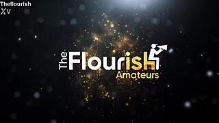 קרלה בלתי נלאית עושה אנאל בצילומי קאסטינג של רבי. ראה את הפנים שלה ב-Flourish Amateurs!