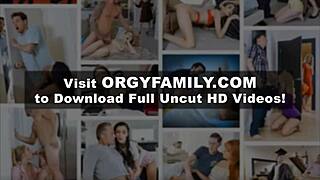 Ej, očuh i maćeha pokazuju polukćerki kako zadovoljiti u divljoj orgiji porodice!