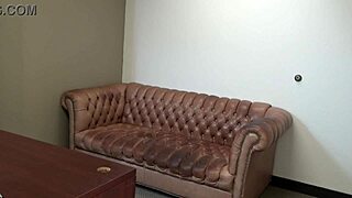 Mia Marks casting on cozy sofa