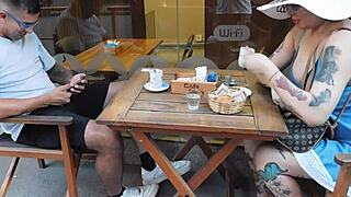 Så ham på en bar og tok ham hjem for en vill pounding-økt