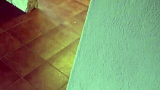 Horny Stepson Whips Out Big Cock for Naked French Stepmom in Kitchen