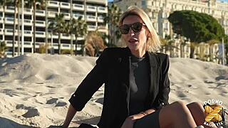 Anouk Excited For First Anal, Small Waist Milf With Big Tits Assfucked.